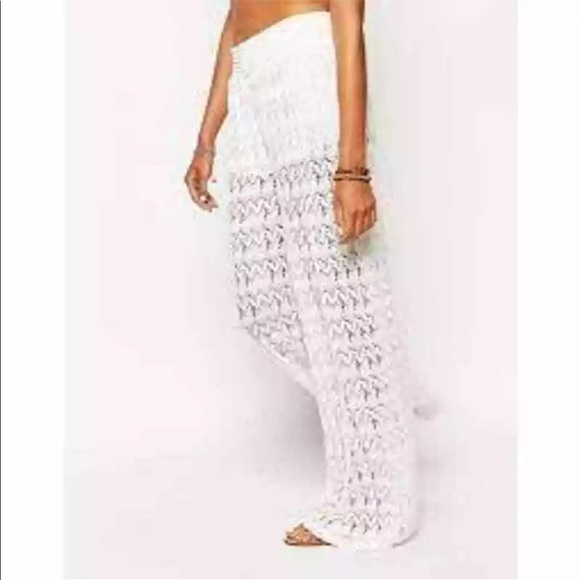 Surf Gypsy Other - Surf Gypsy Womens Black Crochet Detail Cover Up Pant Size Small